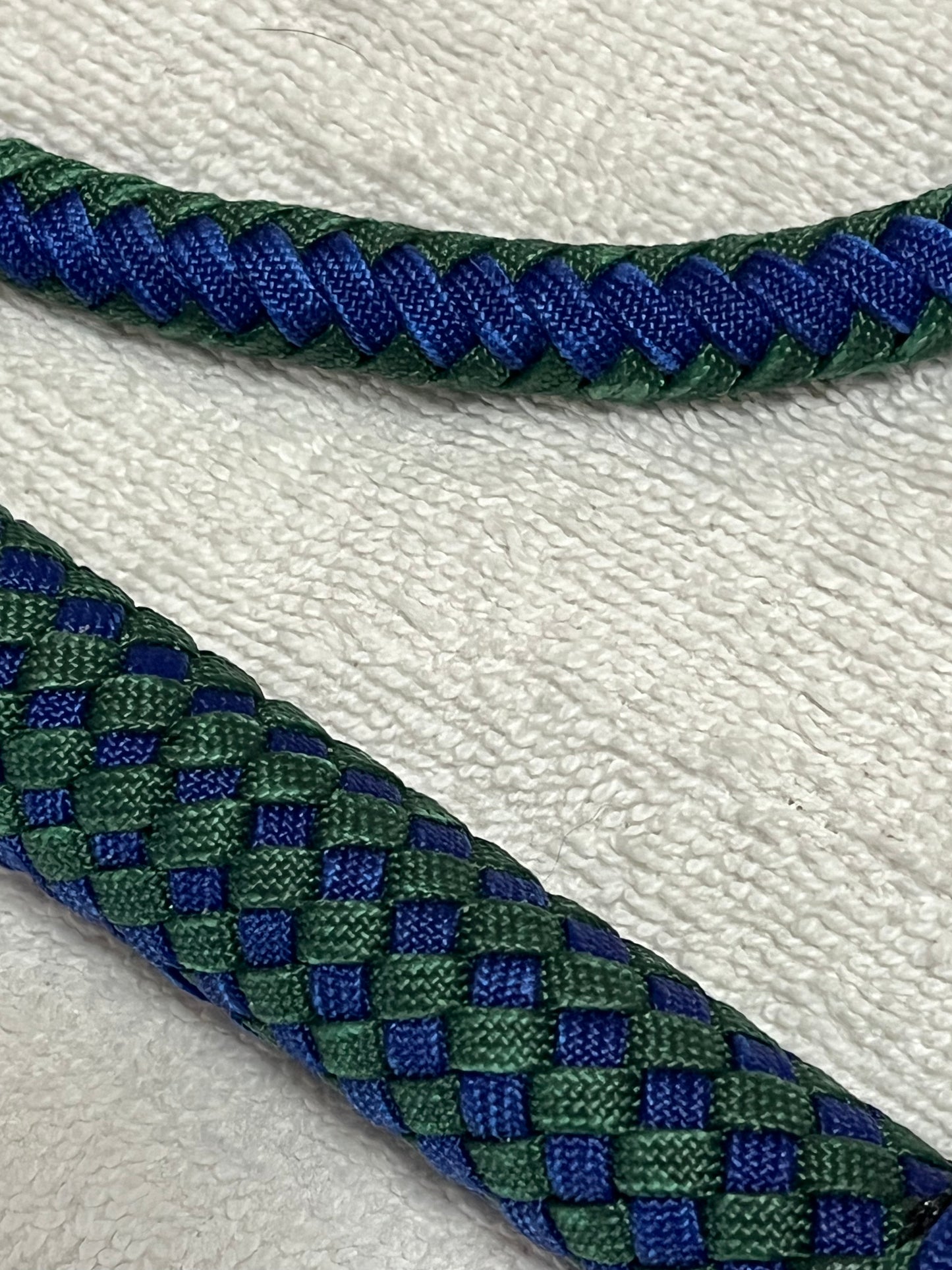 7’ Bull Whip (blue & green)