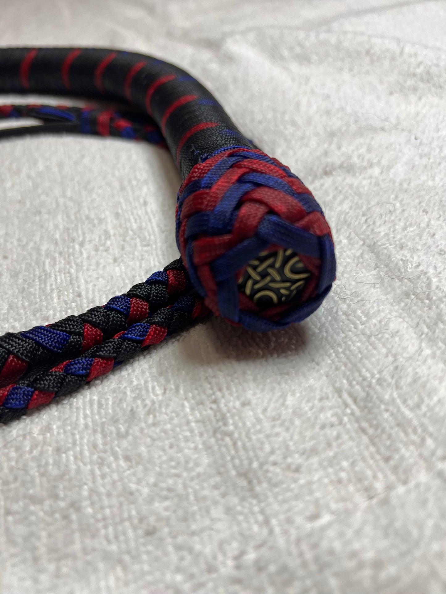 6' Snake Whip (blue & red)