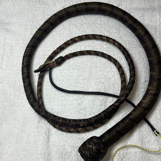 6' Snake Whip (two tone brown)