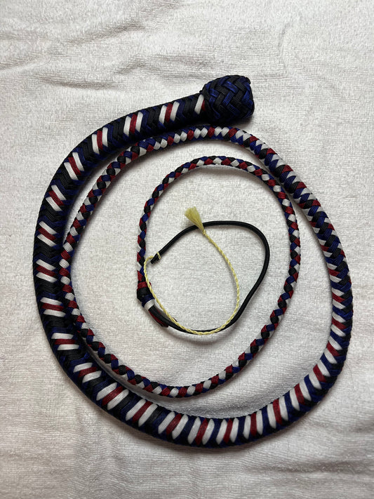 6' Snake Whip (leather pride)