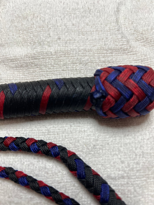 6' Snake Whip (blue & red)